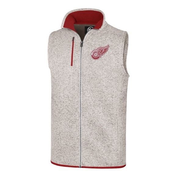 47 Brand Detroit Red Wings Anchor Kodiak Full Zip Vest Size S - Picture 1 of 9